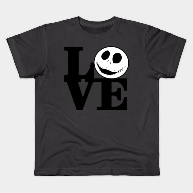 love is dead? black Kids T-Shirt by SIMPLICITEE